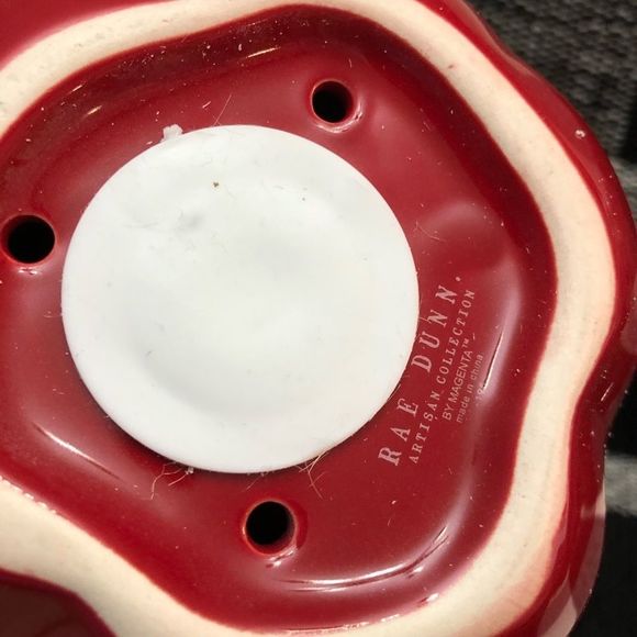 Rae Dunn Apple Shaped Ceramic Birdhouse - ORCHARD - Picture 3 of 3